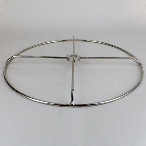 15 inch Diameter #10 Steel Wire Shade Ring - Nickel