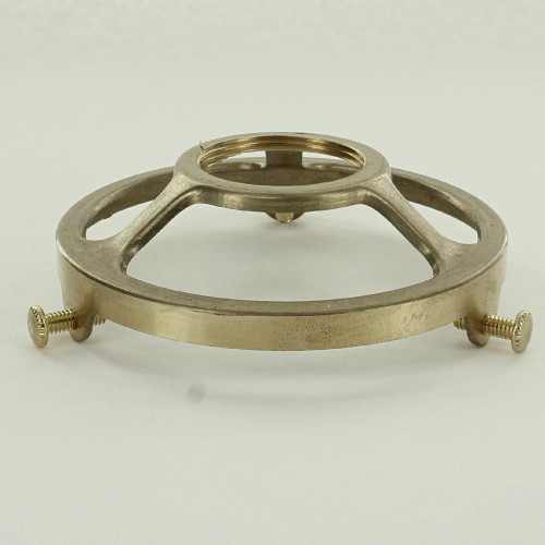 3-1/4in. Unfinished Cast Brass Uno Shade Holder