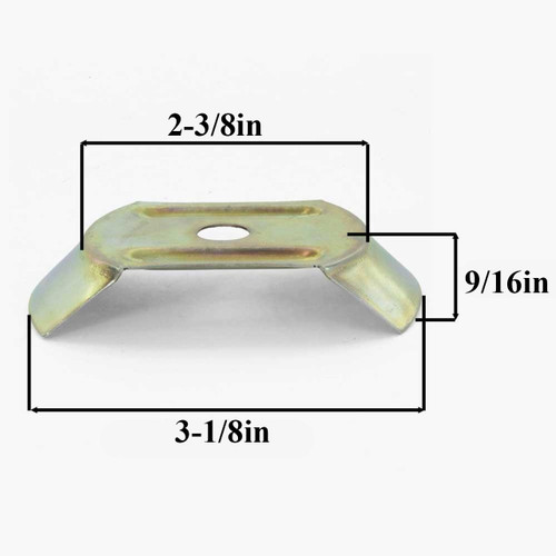 60mm (2-3/8in.) Diameter Neckless Holder Insert - Zinc Plated Steel