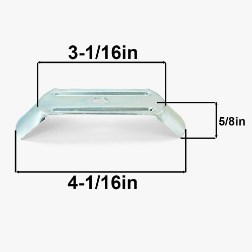 80mm (3-1/8in) Diameter Neckless Holder Insert - Zinc Plated Steel