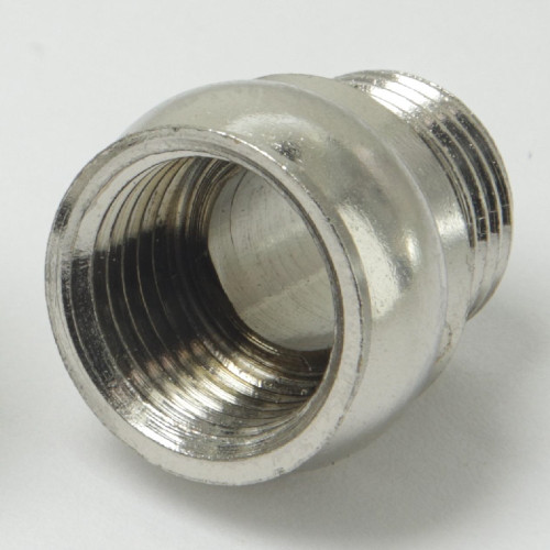 1/8ips Male X 1/8ips Female Nickel Plated Finish Barrel Nozzle