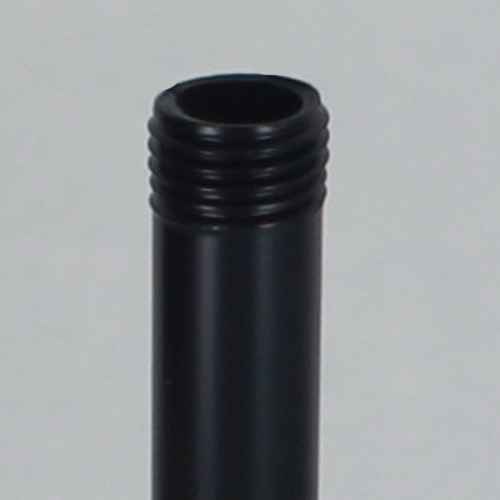 4in. Long 1/4ips (1/2in O.D) Black Powder Coated Finish Round Hollow Pipe