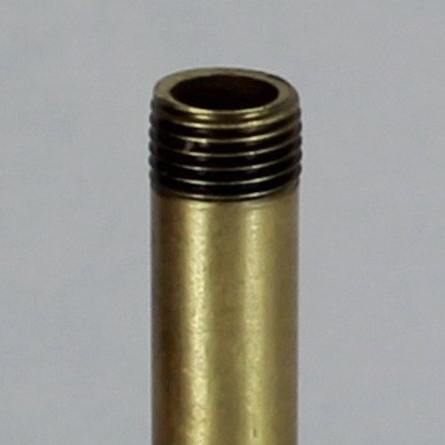 1in. Unfinished Brass Pipe with 1/8ips. Thread