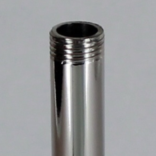 6in Pipe with 1/8ips Thread - Nickel Plated