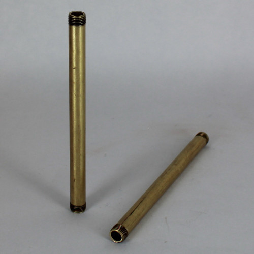10in. Unfinished Brass Pipe with 1/8ips. Thread