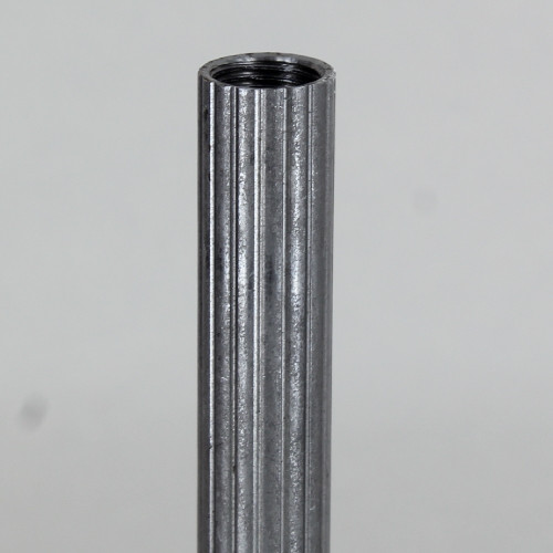 2in X 1/8ips Female Threaded Unfinished Steel Reeded Pipe Threaded on Both Ends.