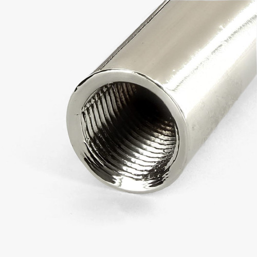 1/8ips Female Threaded 3in Long 90 Degree Steel Bent Arm - Polished Nickel Finish