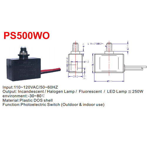 500 Watt Photoelectric Switch - For Outdoor Use