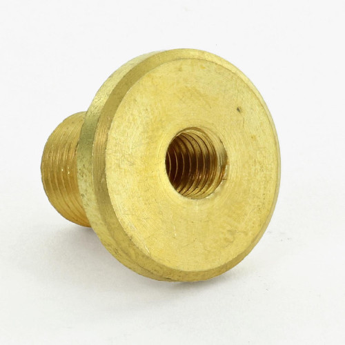 1/4-27 Female X 1/8ips. Male Thread Unfinished Brass Shade Rest