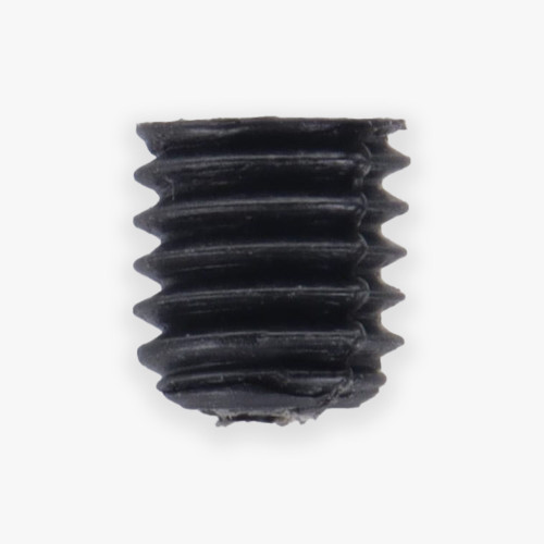 6 MM Nylon Slotted Set Screw Black