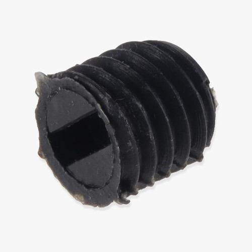 6 MM Nylon Slotted Set Screw Black