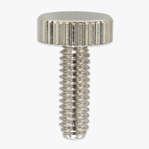 8/32 Thread Nickel Plated Finish 1/2in. Long  Knurled Thumb Screw