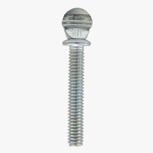 1in Long X 8/32 Type S Thumb Screw with Shoulder - Zinc Plated Steel