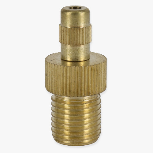 Unfinished Brass 1/4ips Male Threaded Suspension Gripper with and Cable Locking Nut for use with 1-1