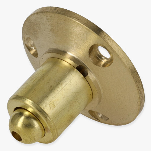 3- Hole Ceiling Attachment for use with Cable Gripper - Unfinished Brass