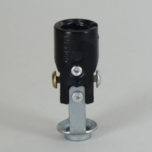 2-1/16in. Candelabra Lamp Socket with 1/8ips. Threaded Hickey and Cardboard Insulator