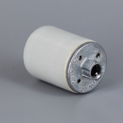 1/8ips - Leviton - E-26 Base Porcelain Keyless Lamp Socket with Screw Terminals