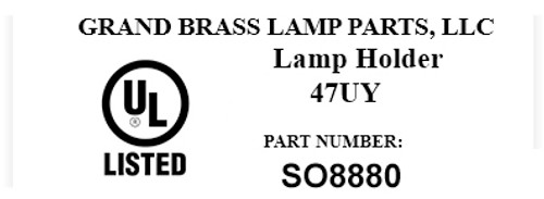 Leviton - 1-Circuit 1-Piece E-26 Base Porcelain Keyless Snap-In Socket Lamp Holder