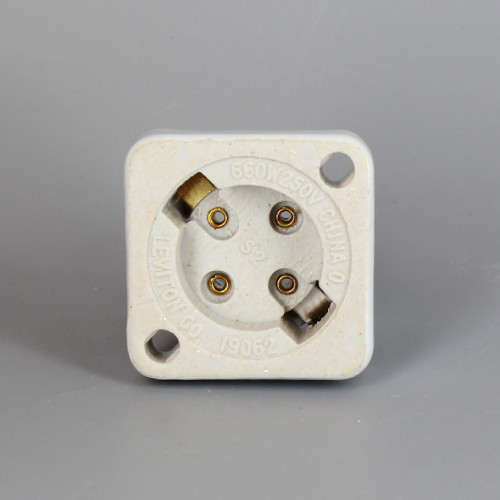 Leviton - E-26 Porcelain Pony Cleat Socket