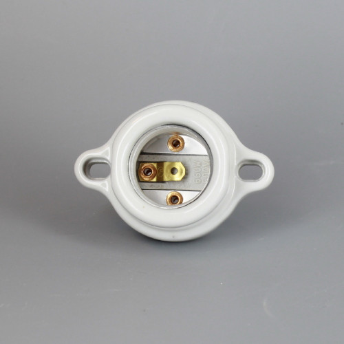 Leviton - E-26 Porcelain Sign Socket with 2in. Center to Center Mounting Holes