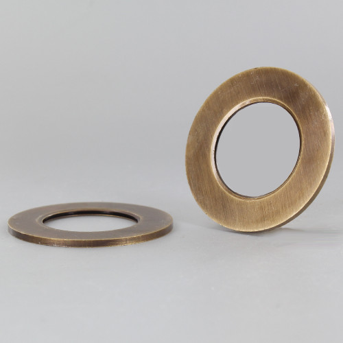 2-1/8 in. UNO-RING SMOOTH EDGE ANTIQUE BRASS