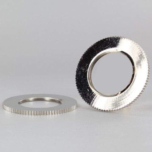 2-1/8 in. UNO-RING KNURLED EDGE NICKEL PLATED