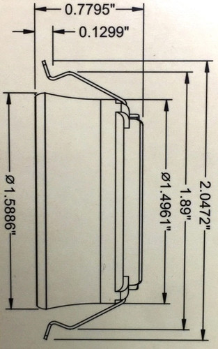 GU24 Base LED/CFL Lamp Socket with Snap-In Clips and 24in. Wire Leads