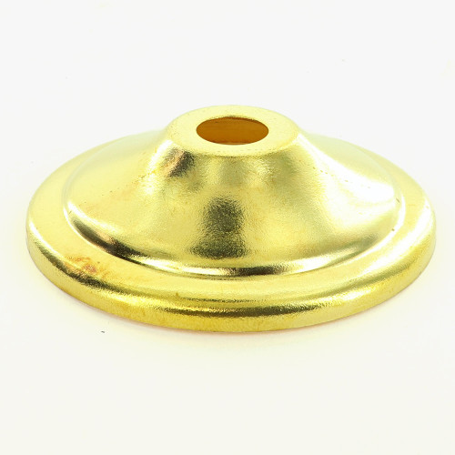 2-1/2in. Unfinished Brass Spun Vase Cap