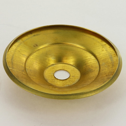 2-7/8in. Unfinished Brass Spun Vase Cap