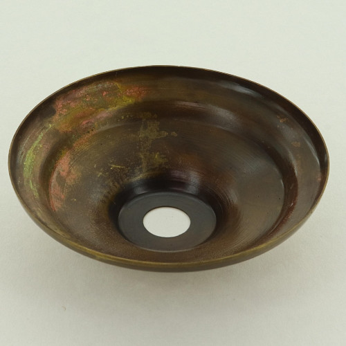 2-3/4in. Antique Brass Finish Spun Vase Cap