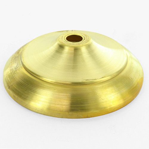 3-1/2in. Unfinished Brass Spun Vase Cap
