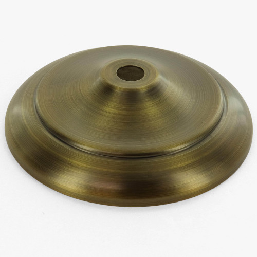 3-3/4in. Antique Brass Finish Spun Vase Cap