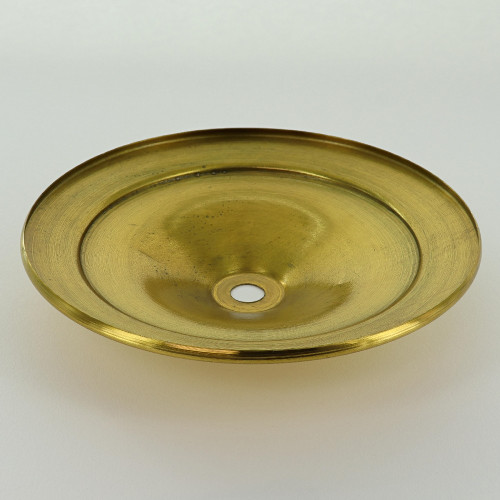 5-1/2in. Polished Brass Finish Spun Vase Cap