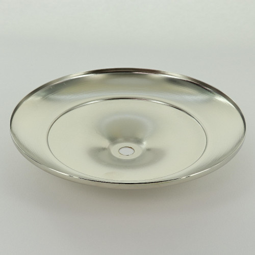 5-3/4in. Nickel Plated Finish Spun Vase Cap