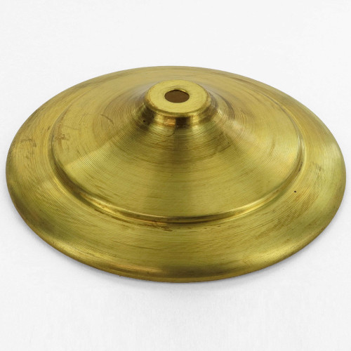 5-3/4in. Unfinished Brass Spun Vase Cap