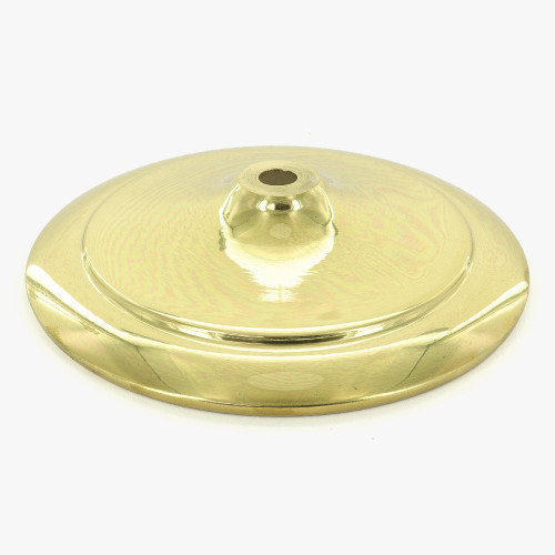 5-3/4in. Polished Brass Finish Spun Vase Cap