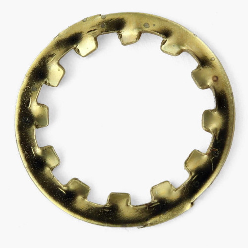 1/8ips. Brass Plated Slip Star Lock Washer