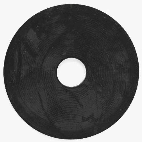 2in. Black Rubber Washer with 1/8ips. Slip Through Hole