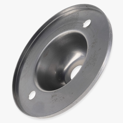 Steel Stamped Flange with 1/8ips Slip (7/16in) diameter center hole.