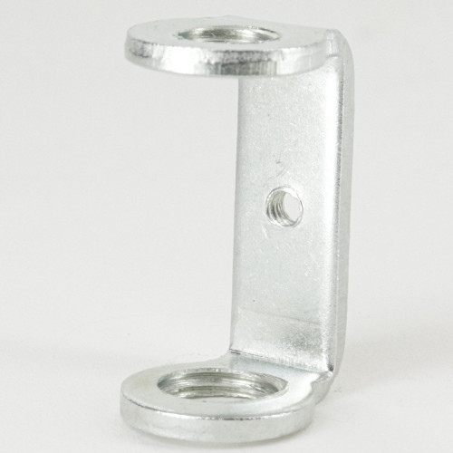 1/4ips. X 1/8ips. Stamped Zinc Plated Steel Long Hickey with 8/32 Threaded Hole
