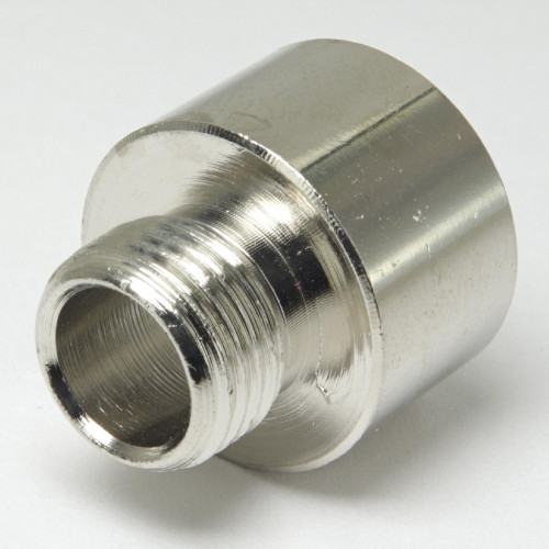 1/8ips Male X 1/4ips Female Nickel Plated Finish Straight Nozzle