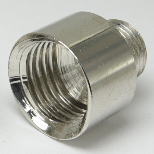 1/8ips Male X 1/4ips Female Nickel Plated Finish Straight Nozzle