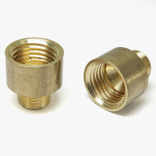 1/8ips Male X 1/4ips Female Unfinished Brass Straight Nozzle