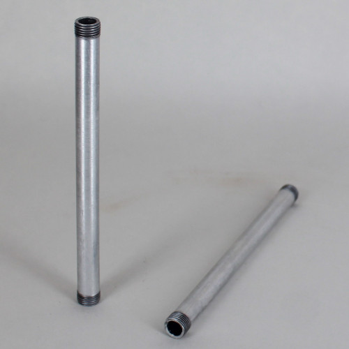 5in Long X 1/8ips (3/8in OD) Male Threaded Unfinished Aluminum Pipe