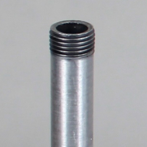5in Long X 1/8ips (3/8in OD) Male Threaded Unfinished Aluminum Pipe