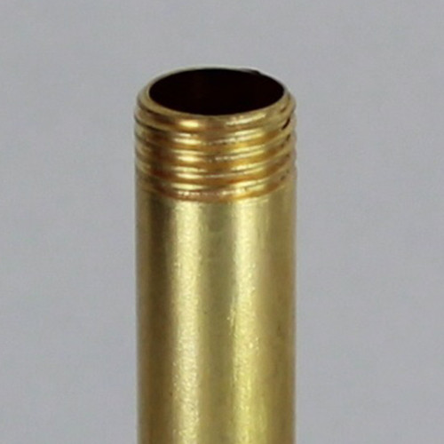 6in. Unfinished Brass Pipe with 1/4ips. Thread