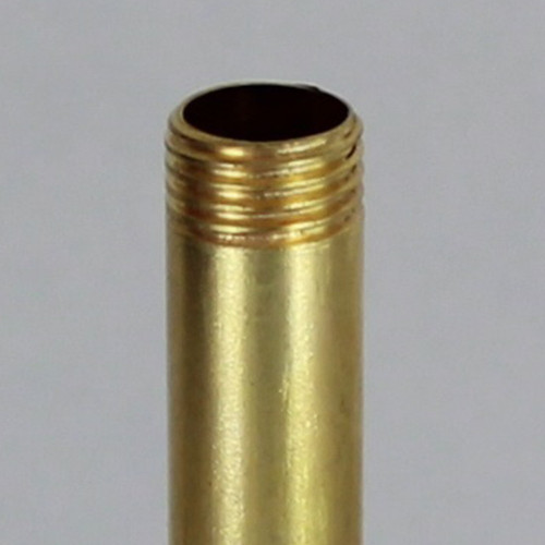 2in. Unfinished Brass Pipe with 1/4ips. Thread