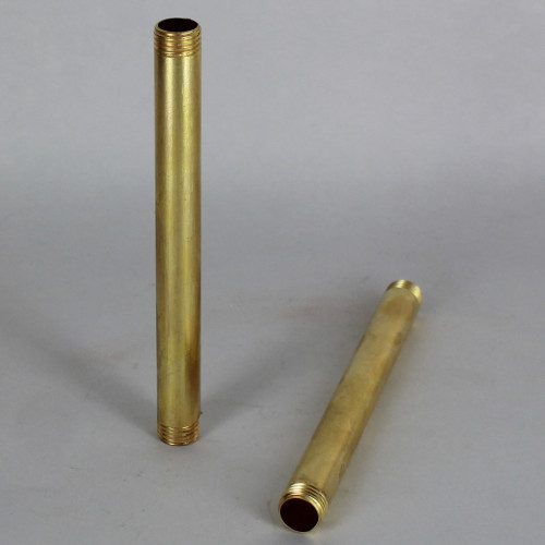 16in. Unfinished Brass Pipe with 1/4ips. Thread