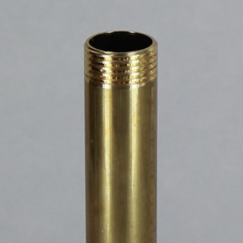 30in Long X 3/8ips (5/8in OD) Male Threaded Unfinished Brass Pipe Stem