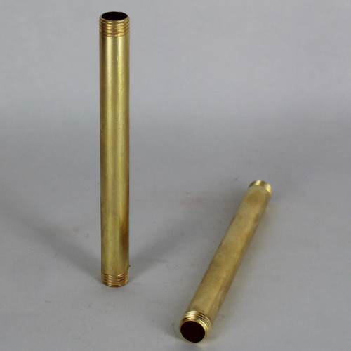 44in. Unfinished Brass Pipe with 1/4ips. Thread